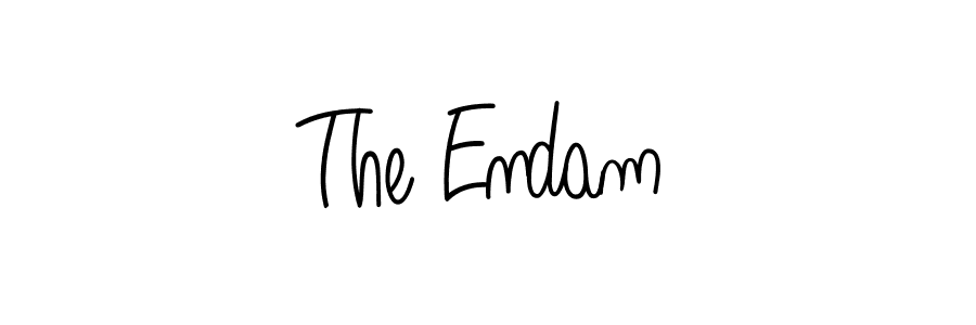 How to make The Endam signature? Angelique-Rose-font-FFP is a professional autograph style. Create handwritten signature for The Endam name. The Endam signature style 5 images and pictures png