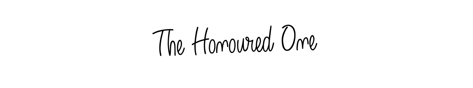 Once you've used our free online signature maker to create your best signature Angelique-Rose-font-FFP style, it's time to enjoy all of the benefits that The Honoured One name signing documents. The Honoured One signature style 5 images and pictures png