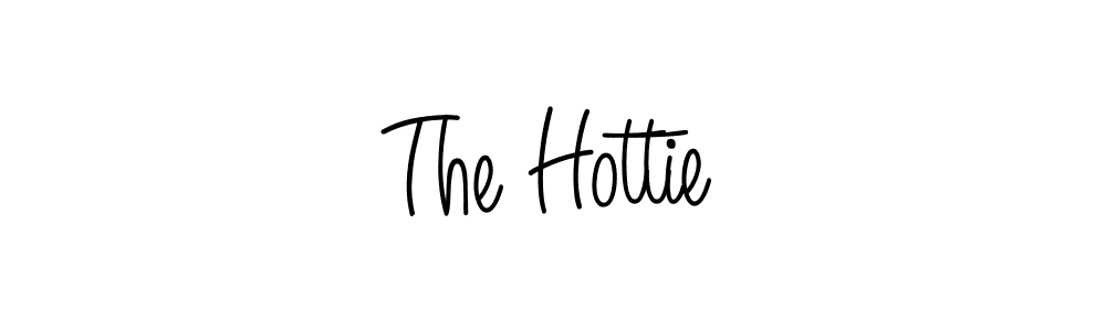 Make a beautiful signature design for name The Hottie. With this signature (Angelique-Rose-font-FFP) style, you can create a handwritten signature for free. The Hottie signature style 5 images and pictures png