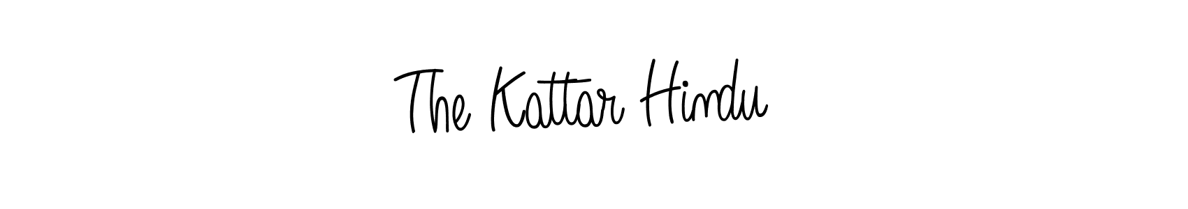 This is the best signature style for the The Kattar Hindu  name. Also you like these signature font (Angelique-Rose-font-FFP). Mix name signature. The Kattar Hindu  signature style 5 images and pictures png