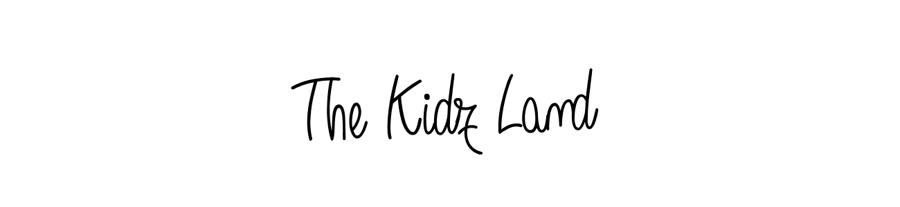 Create a beautiful signature design for name The Kidz Land. With this signature (Angelique-Rose-font-FFP) fonts, you can make a handwritten signature for free. The Kidz Land signature style 5 images and pictures png