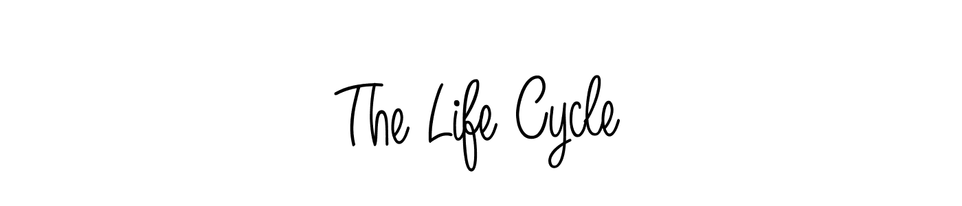 How to make The Life Cycle name signature. Use Angelique-Rose-font-FFP style for creating short signs online. This is the latest handwritten sign. The Life Cycle signature style 5 images and pictures png