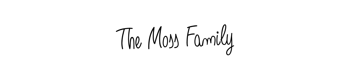 How to make The Moss Family name signature. Use Angelique-Rose-font-FFP style for creating short signs online. This is the latest handwritten sign. The Moss Family signature style 5 images and pictures png