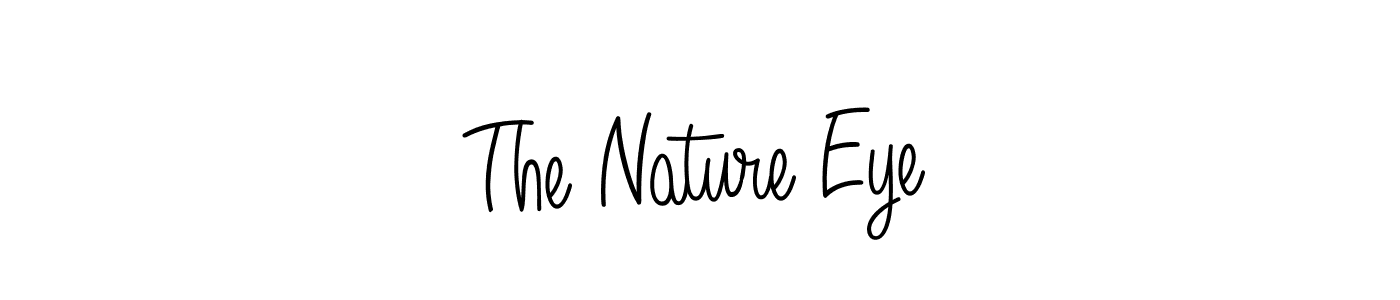 How to make The Nature Eye signature? Angelique-Rose-font-FFP is a professional autograph style. Create handwritten signature for The Nature Eye name. The Nature Eye signature style 5 images and pictures png