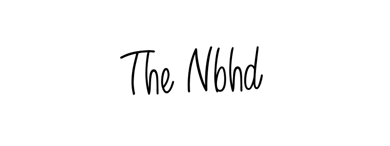 The Nbhd stylish signature style. Best Handwritten Sign (Angelique-Rose-font-FFP) for my name. Handwritten Signature Collection Ideas for my name The Nbhd. The Nbhd signature style 5 images and pictures png