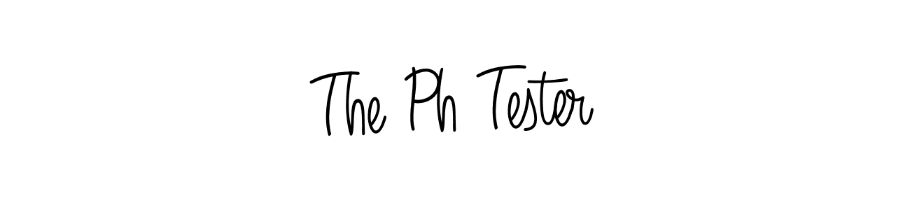 The Ph Tester stylish signature style. Best Handwritten Sign (Angelique-Rose-font-FFP) for my name. Handwritten Signature Collection Ideas for my name The Ph Tester. The Ph Tester signature style 5 images and pictures png