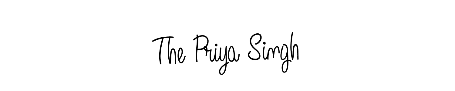 How to Draw The Priya Singh signature style? Angelique-Rose-font-FFP is a latest design signature styles for name The Priya Singh. The Priya Singh signature style 5 images and pictures png