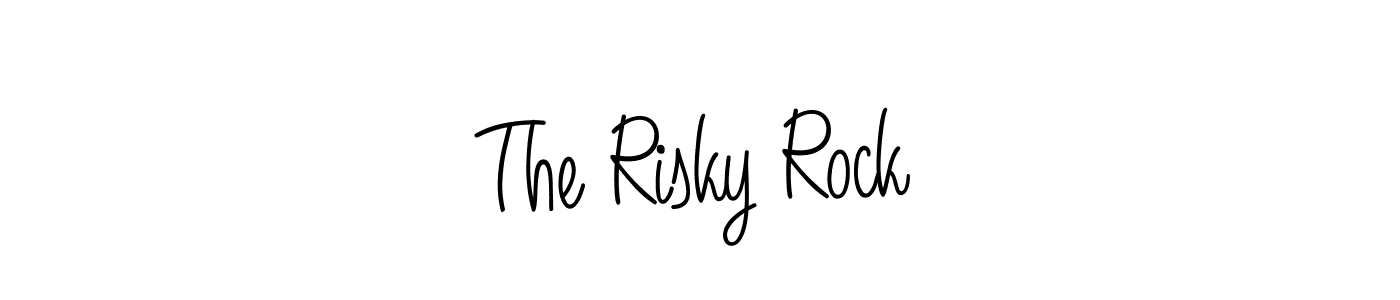 How to make The Risky Rock signature? Angelique-Rose-font-FFP is a professional autograph style. Create handwritten signature for The Risky Rock name. The Risky Rock signature style 5 images and pictures png