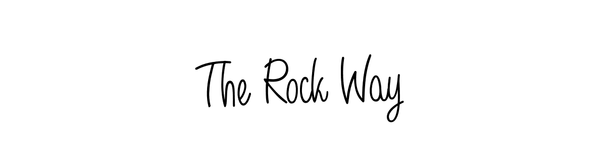See photos of The Rock Way official signature by Spectra . Check more albums & portfolios. Read reviews & check more about Angelique-Rose-font-FFP font. The Rock Way signature style 5 images and pictures png