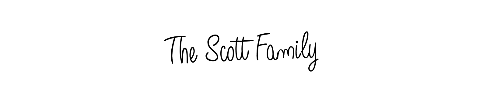 Use a signature maker to create a handwritten signature online. With this signature software, you can design (Angelique-Rose-font-FFP) your own signature for name The Scott Family. The Scott Family signature style 5 images and pictures png