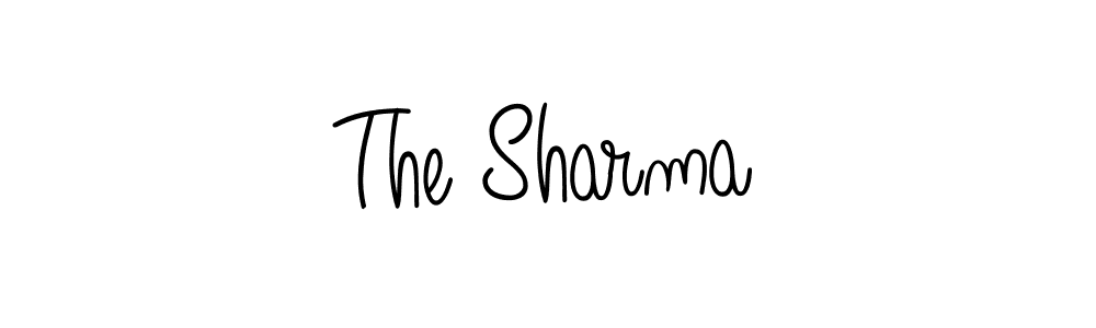 How to Draw The Sharma signature style? Angelique-Rose-font-FFP is a latest design signature styles for name The Sharma. The Sharma signature style 5 images and pictures png