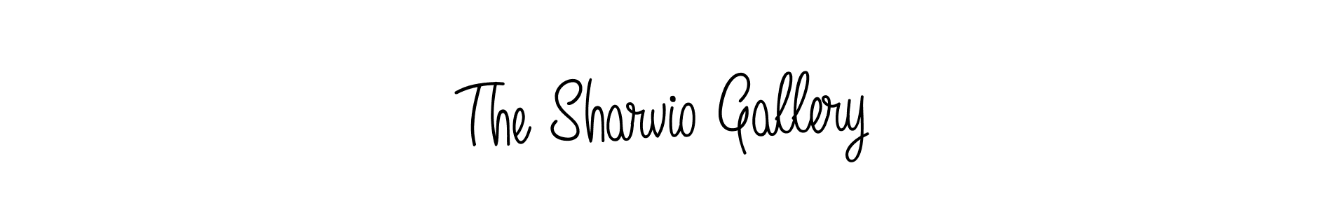 How to make The Sharvio Gallery name signature. Use Angelique-Rose-font-FFP style for creating short signs online. This is the latest handwritten sign. The Sharvio Gallery signature style 5 images and pictures png