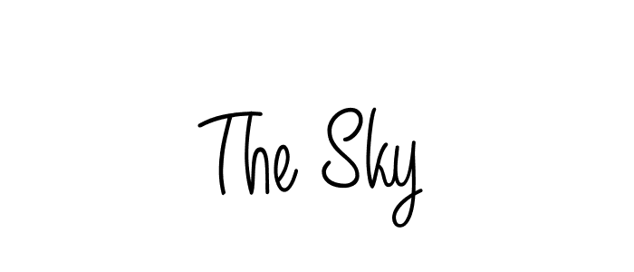 Best and Professional Signature Style for The Sky. Angelique-Rose-font-FFP Best Signature Style Collection. The Sky signature style 5 images and pictures png