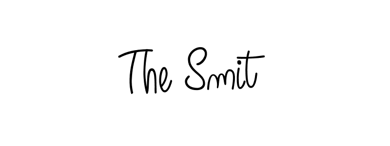 The Smit stylish signature style. Best Handwritten Sign (Angelique-Rose-font-FFP) for my name. Handwritten Signature Collection Ideas for my name The Smit. The Smit signature style 5 images and pictures png