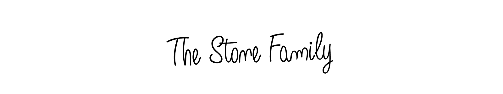 Also we have The Stone Family name is the best signature style. Create professional handwritten signature collection using Angelique-Rose-font-FFP autograph style. The Stone Family signature style 5 images and pictures png