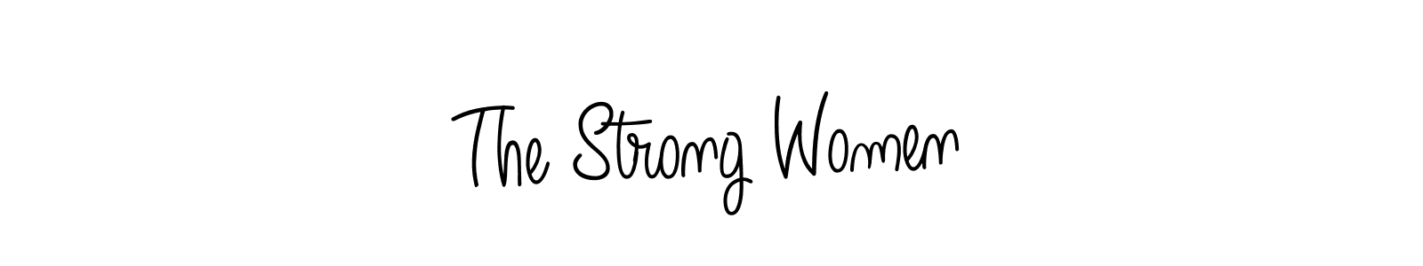 Angelique-Rose-font-FFP is a professional signature style that is perfect for those who want to add a touch of class to their signature. It is also a great choice for those who want to make their signature more unique. Get The Strong Women name to fancy signature for free. The Strong Women signature style 5 images and pictures png