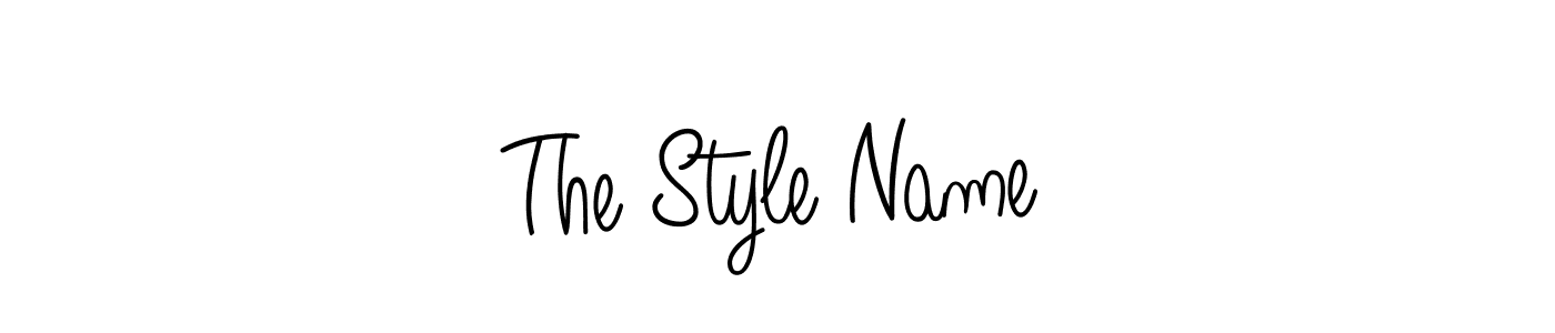 You can use this online signature creator to create a handwritten signature for the name The Style Name. This is the best online autograph maker. The Style Name signature style 5 images and pictures png