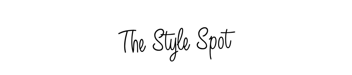 The best way (Angelique-Rose-font-FFP) to make a short signature is to pick only two or three words in your name. The name The Style Spot include a total of six letters. For converting this name. The Style Spot signature style 5 images and pictures png