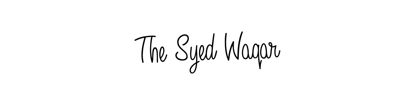Angelique-Rose-font-FFP is a professional signature style that is perfect for those who want to add a touch of class to their signature. It is also a great choice for those who want to make their signature more unique. Get The Syed Waqar name to fancy signature for free. The Syed Waqar signature style 5 images and pictures png