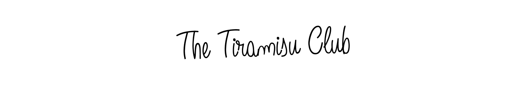 Make a beautiful signature design for name The Tiramisu Club. With this signature (Angelique-Rose-font-FFP) style, you can create a handwritten signature for free. The Tiramisu Club signature style 5 images and pictures png