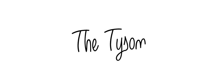 The Tyson stylish signature style. Best Handwritten Sign (Angelique-Rose-font-FFP) for my name. Handwritten Signature Collection Ideas for my name The Tyson. The Tyson signature style 5 images and pictures png