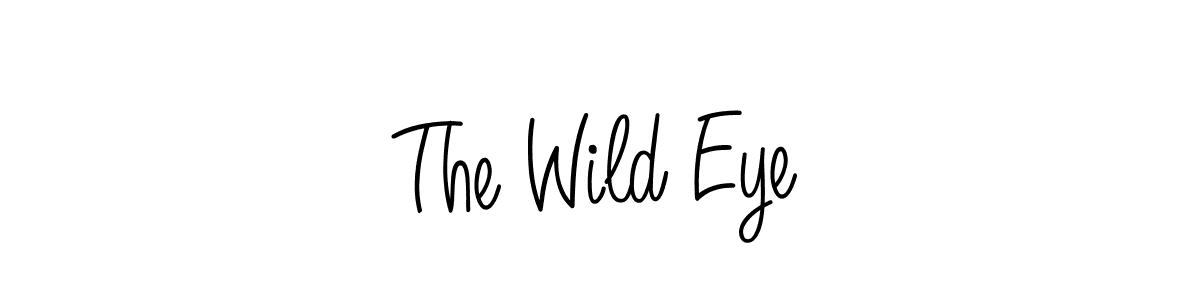 Create a beautiful signature design for name The Wild Eye. With this signature (Angelique-Rose-font-FFP) fonts, you can make a handwritten signature for free. The Wild Eye signature style 5 images and pictures png