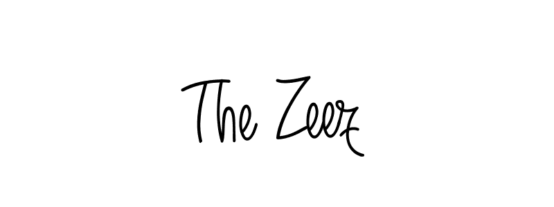 Make a beautiful signature design for name The Zeez. With this signature (Angelique-Rose-font-FFP) style, you can create a handwritten signature for free. The Zeez signature style 5 images and pictures png