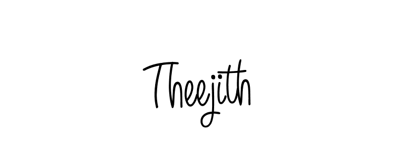 How to make Theejith signature? Angelique-Rose-font-FFP is a professional autograph style. Create handwritten signature for Theejith name. Theejith signature style 5 images and pictures png