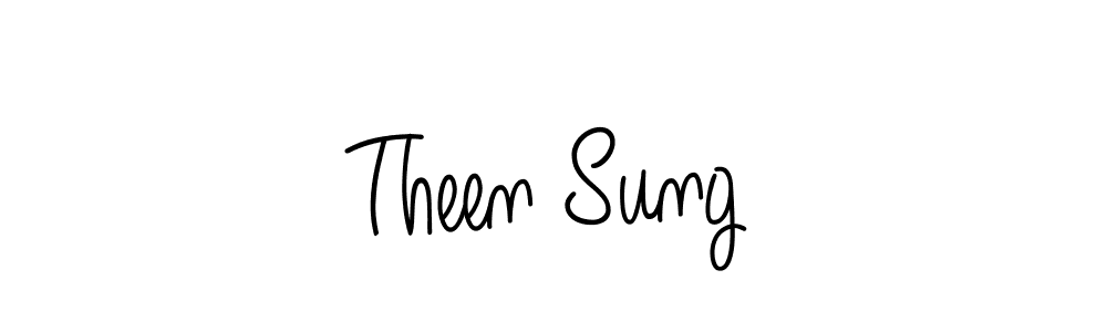 This is the best signature style for the Theen Sung name. Also you like these signature font (Angelique-Rose-font-FFP). Mix name signature. Theen Sung signature style 5 images and pictures png