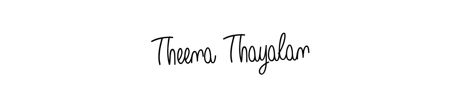 This is the best signature style for the Theena Thayalan name. Also you like these signature font (Angelique-Rose-font-FFP). Mix name signature. Theena Thayalan signature style 5 images and pictures png