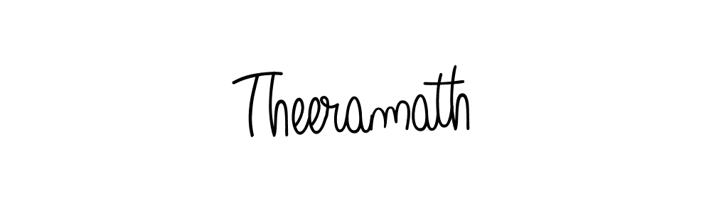 Design your own signature with our free online signature maker. With this signature software, you can create a handwritten (Angelique-Rose-font-FFP) signature for name Theeramath. Theeramath signature style 5 images and pictures png