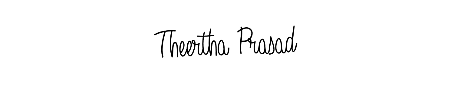How to make Theertha Prasad signature? Angelique-Rose-font-FFP is a professional autograph style. Create handwritten signature for Theertha Prasad name. Theertha Prasad signature style 5 images and pictures png