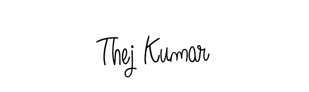 Angelique-Rose-font-FFP is a professional signature style that is perfect for those who want to add a touch of class to their signature. It is also a great choice for those who want to make their signature more unique. Get Thej Kumar name to fancy signature for free. Thej Kumar signature style 5 images and pictures png