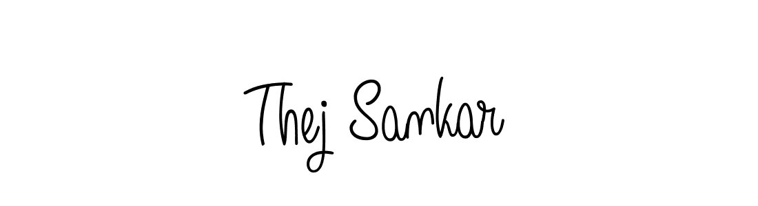 It looks lik you need a new signature style for name Thej Sankar. Design unique handwritten (Angelique-Rose-font-FFP) signature with our free signature maker in just a few clicks. Thej Sankar signature style 5 images and pictures png