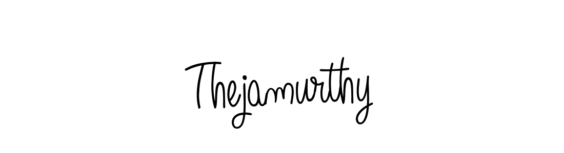 How to make Thejamurthy signature? Angelique-Rose-font-FFP is a professional autograph style. Create handwritten signature for Thejamurthy name. Thejamurthy signature style 5 images and pictures png