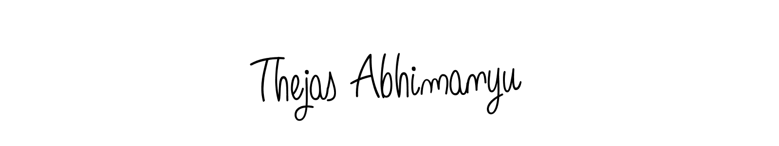 Here are the top 10 professional signature styles for the name Thejas Abhimanyu. These are the best autograph styles you can use for your name. Thejas Abhimanyu signature style 5 images and pictures png