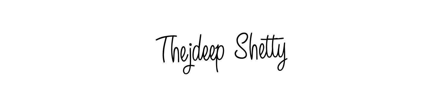Make a beautiful signature design for name Thejdeep Shetty. Use this online signature maker to create a handwritten signature for free. Thejdeep Shetty signature style 5 images and pictures png
