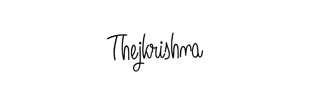 Once you've used our free online signature maker to create your best signature Angelique-Rose-font-FFP style, it's time to enjoy all of the benefits that Thejkrishna name signing documents. Thejkrishna signature style 5 images and pictures png