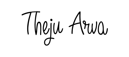 Also You can easily find your signature by using the search form. We will create Theju Arva name handwritten signature images for you free of cost using Angelique-Rose-font-FFP sign style. Theju Arva signature style 5 images and pictures png