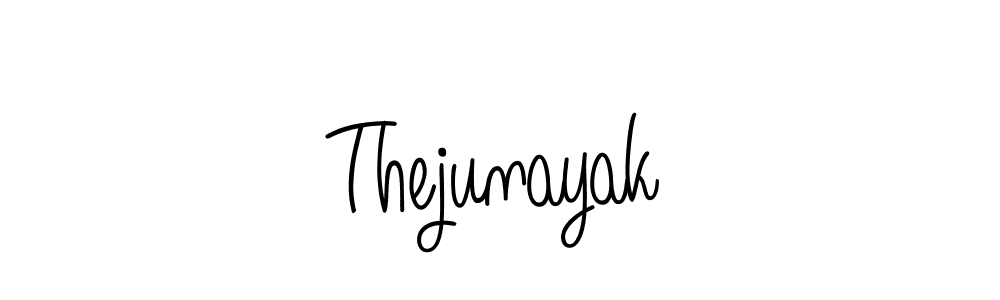 How to Draw Thejunayak signature style? Angelique-Rose-font-FFP is a latest design signature styles for name Thejunayak. Thejunayak signature style 5 images and pictures png