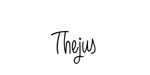 Create a beautiful signature design for name Thejus. With this signature (Angelique-Rose-font-FFP) fonts, you can make a handwritten signature for free. Thejus signature style 5 images and pictures png