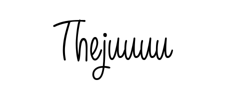 Stand out with a creative autograph for Thejuuuu. The Angelique-Rose-font-FFP styling blends modern aesthetics with classic signature flourishes. Thejuuuu signature style 5 images and pictures png