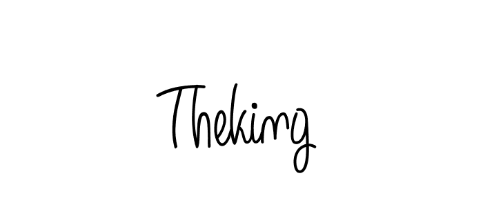 Use a signature maker to create a handwritten signature online. With this signature software, you can design (Angelique-Rose-font-FFP) your own signature for name Theking. Theking signature style 5 images and pictures png