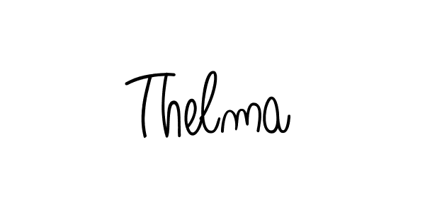 How to make Thelma name signature. Use Angelique-Rose-font-FFP style for creating short signs online. This is the latest handwritten sign. Thelma signature style 5 images and pictures png