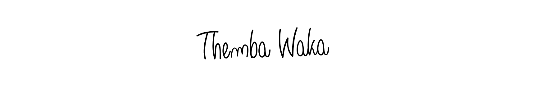 It looks lik you need a new signature style for name Themba Waka ♥️. Design unique handwritten (Angelique-Rose-font-FFP) signature with our free signature maker in just a few clicks. Themba Waka ♥️ signature style 5 images and pictures png