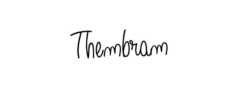 Once you've used our free online signature maker to create your best signature Angelique-Rose-font-FFP style, it's time to enjoy all of the benefits that Thembram name signing documents. Thembram signature style 5 images and pictures png