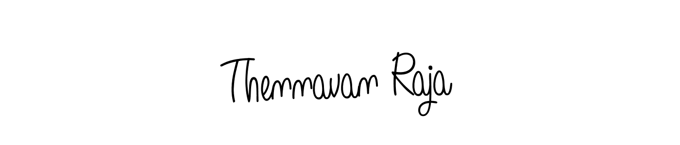 if you are searching for the best signature style for your name Thennavan Raja. so please give up your signature search. here we have designed multiple signature styles  using Angelique-Rose-font-FFP. Thennavan Raja signature style 5 images and pictures png