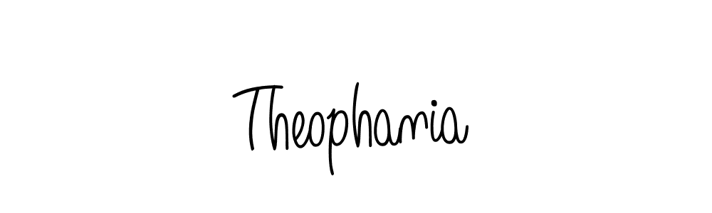 The best way (Angelique-Rose-font-FFP) to make a short signature is to pick only two or three words in your name. The name Theophania include a total of six letters. For converting this name. Theophania signature style 5 images and pictures png