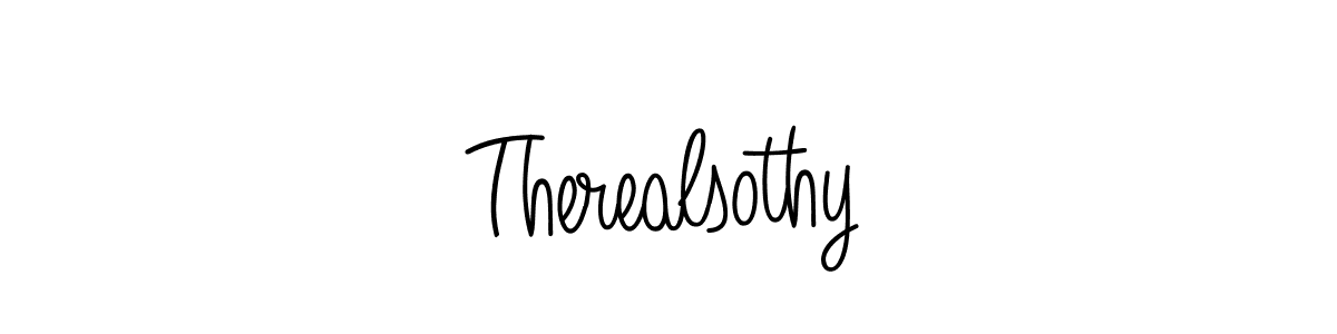Make a short Therealsothy signature style. Manage your documents anywhere anytime using Angelique-Rose-font-FFP. Create and add eSignatures, submit forms, share and send files easily. Therealsothy signature style 5 images and pictures png