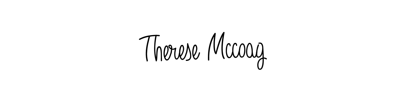 The best way (Angelique-Rose-font-FFP) to make a short signature is to pick only two or three words in your name. The name Therese Mccoag include a total of six letters. For converting this name. Therese Mccoag signature style 5 images and pictures png